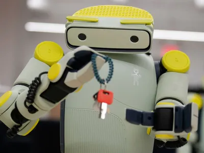 Nou robot de la Amazon, din seria "Fauna Robotics", numit Sprout - Foto: Profimedia Images