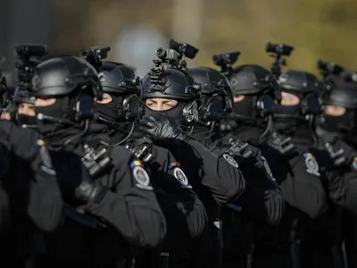 Brigada Antiteroristă din cadrul Serviciul Român de Informații este una dintre structurile operative de elită din România Foto: INQUAM Photos/George Călin