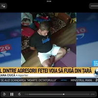 Unul din presupușii agresoir ai jandarmeritei Foto: Captură Antena 3