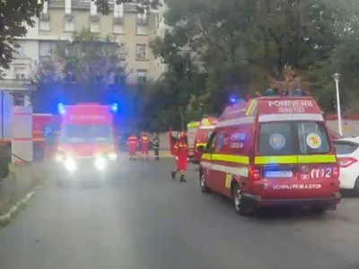 Pompierii au fost chemați să intervină la un incendiu la Spitalul Fundeni - Foto: Captură ISU B-If