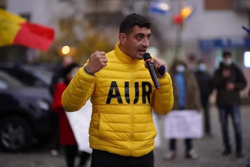 George SImion, președintele partidului populist AUR/ FOTO: News.ro