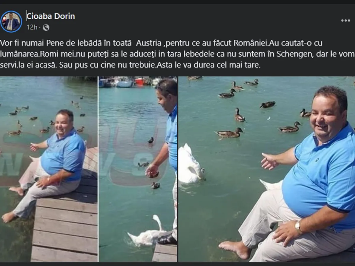Dorin Cioabă, „regele” autointitulat al rromilor. / Foto: Facebook