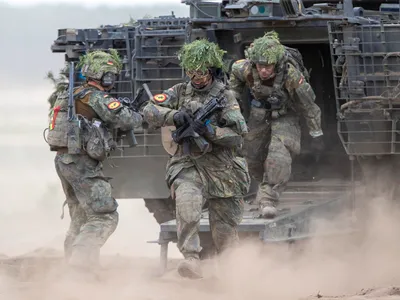 Soldații germani participă la exercițiul militar „Grand Quadriga” în Lituania - Foto: Profimedia Images