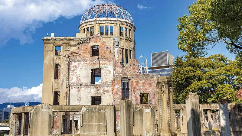 „Memorialul Păcii din Hiroshima“ Domul Genbaku a fost declarat Patrimoniu Mondial UNESCO în 1996, ca un memorial al celor morți pe  6 august 1945 - Foto: Profimedia Images