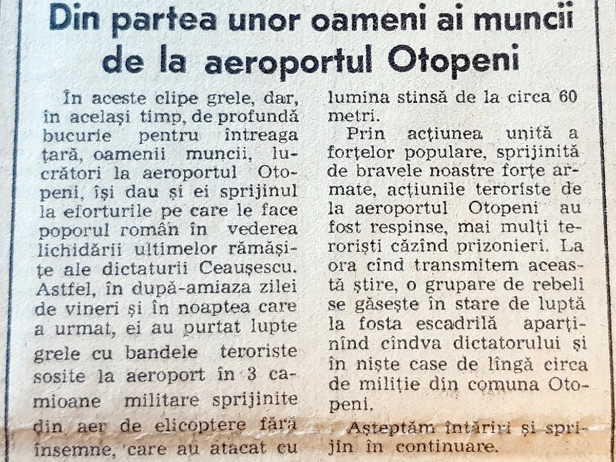 România liberă, 24 decembrie 1989