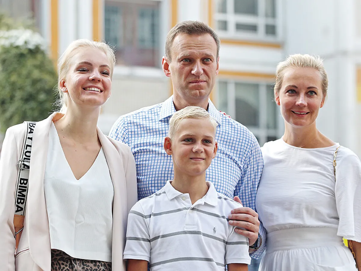 Familia lui Alexei Navalnîi, soția și cei doi copii, trăiesc permanent cu teama că acesta ar putea fi omorât - Foto: Getty Images