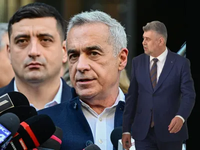 Pagini de FB „Georgescu Președinte” și „Ciolacu Președinte” au ajuns „Simion, președinte”. Pe bani! - Foto: Profimedia images - Colaj Newsweek