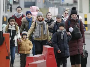 Peste 8.800 de ucraineni au intrat în ţară miercuri, în creştere cu 18 % faţă de ziua precedentă/FOTO: Reuters