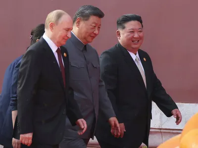 Vladimir Putin, Xi Jinping, Kim Jong-Un - Foto: Profimedia images