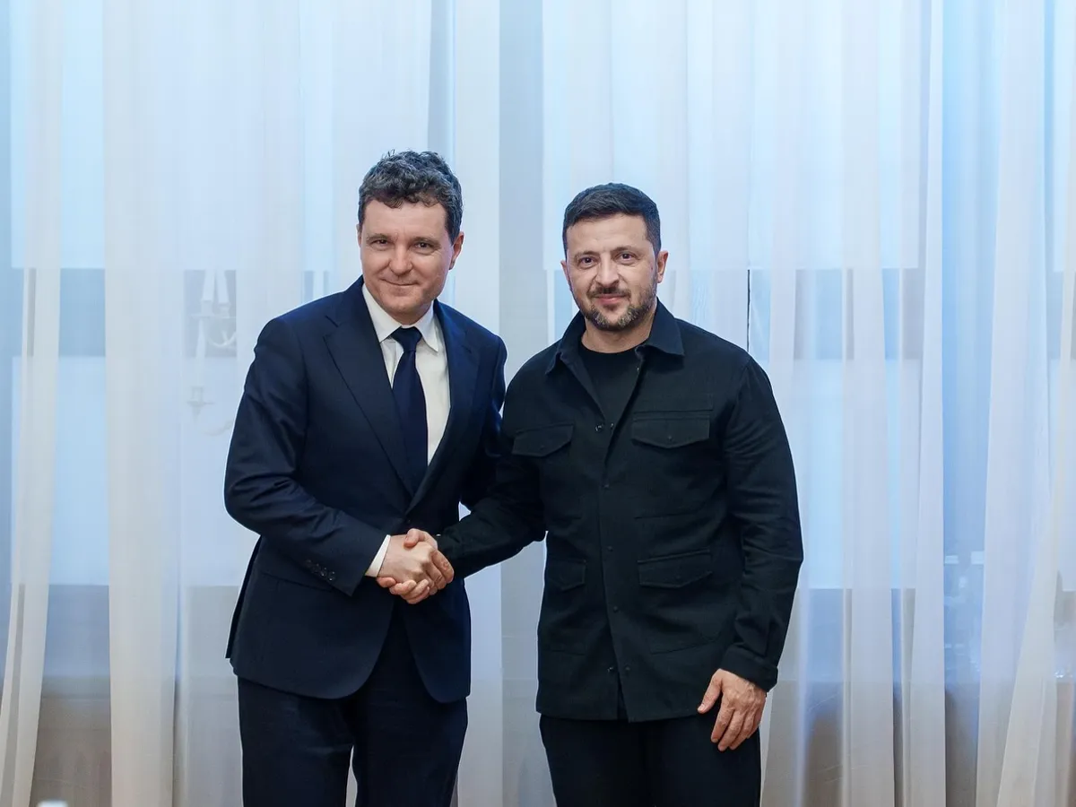 Nicuşor Dan a participat la Odesa la prima reuniune în format trilateral cu Rep. Moldova și Ucraina Foto: FAcebook/Nicusor Dan
