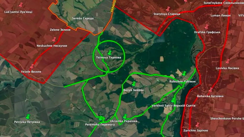 VIDEO Contarofensiva ucrainenană cu tancuri i-a alungat pe ruși 20 de km afară din din Harkov/FOTO: Twitter/Ukraine Battle Map