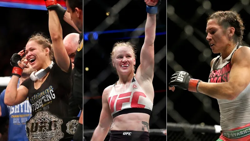 Ronda Rousey, Valentina Shevchenko și Amanda Nunes Foto: profimediaimages.ro