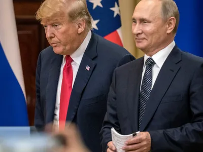 Donald Trump și Vladimir Putin/ FOTO: Guliver/ Getty Images