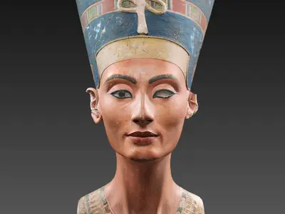 Bustul reginei Nefertiti din Berlin a fost revendicat de Egipt. S-a făcut un comitet național Foto: smb.museum