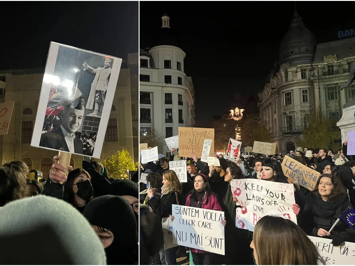 Mii de tineri au ieșit în stradă să oprească ascensiunea lui Călin Georgescu, în mari orașe din țară: FOTO - captura VIDEO(imagine cu rol ilustrativ)