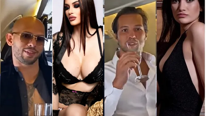Andrew Tate, Luana Radu, Tristan Tate și Georgiana Naghel au fost arestați pentru 30 de zile Foto: Instagram