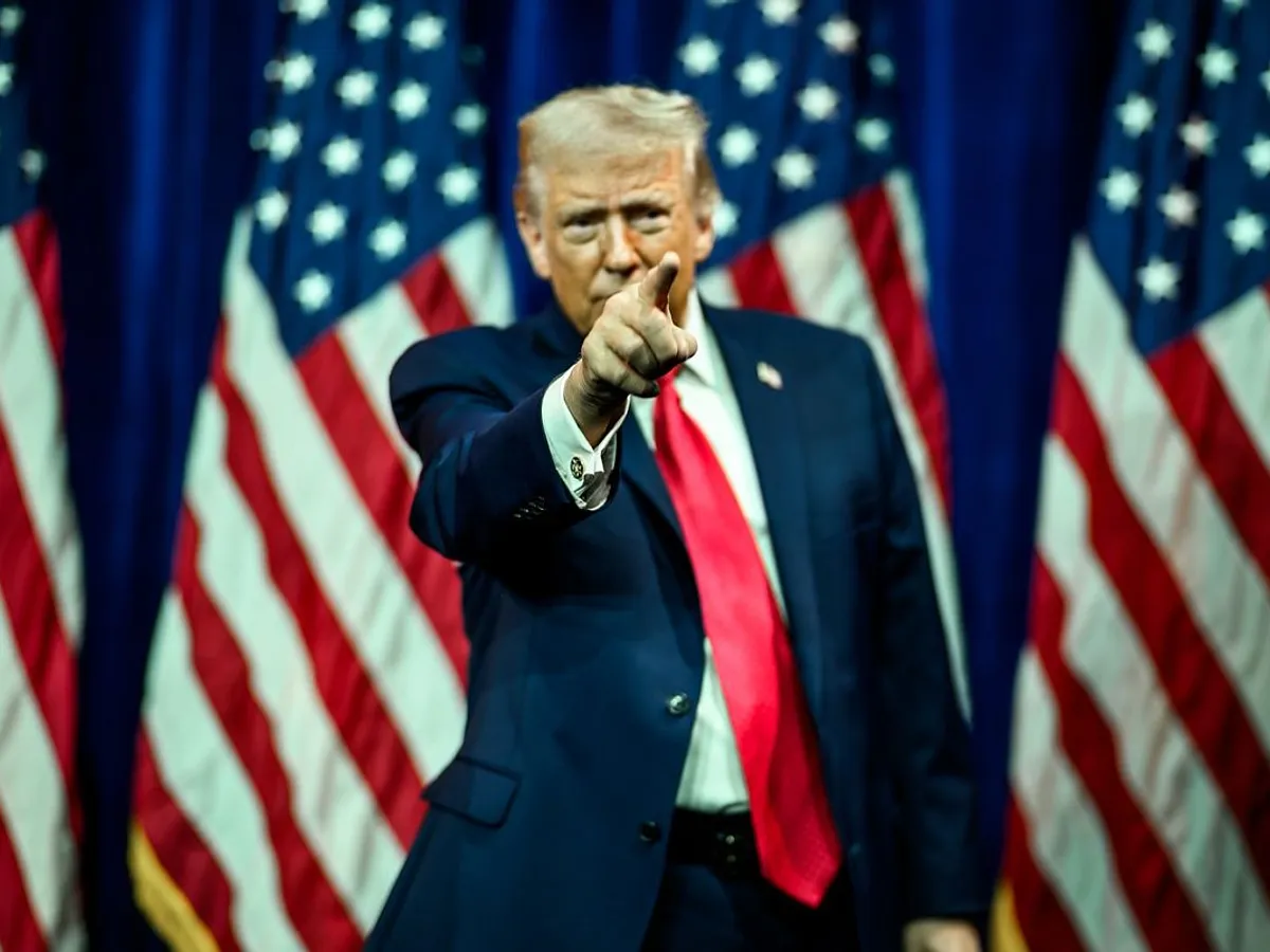 Donald Trump pleacă de la Donald J. Trump-John F. Kennedy Center, din Washington, D.C. - Foto: Profimedia Images