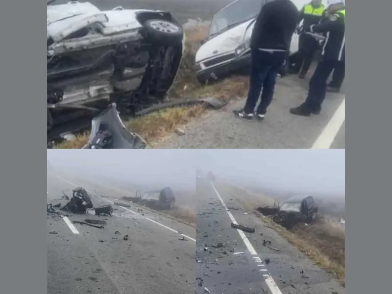 Accident rutier grav pe DN 56. O persoană a murit, trei sunt rănite. O mașină a intrat pe contrasens - Foto: News.ro