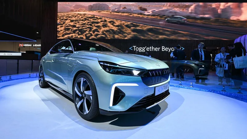 Contructorul turc de mașini electrice TOGG, surpriza CES 2024. Prezintă T10F, primul sedan - Foto: Profimedia Images
