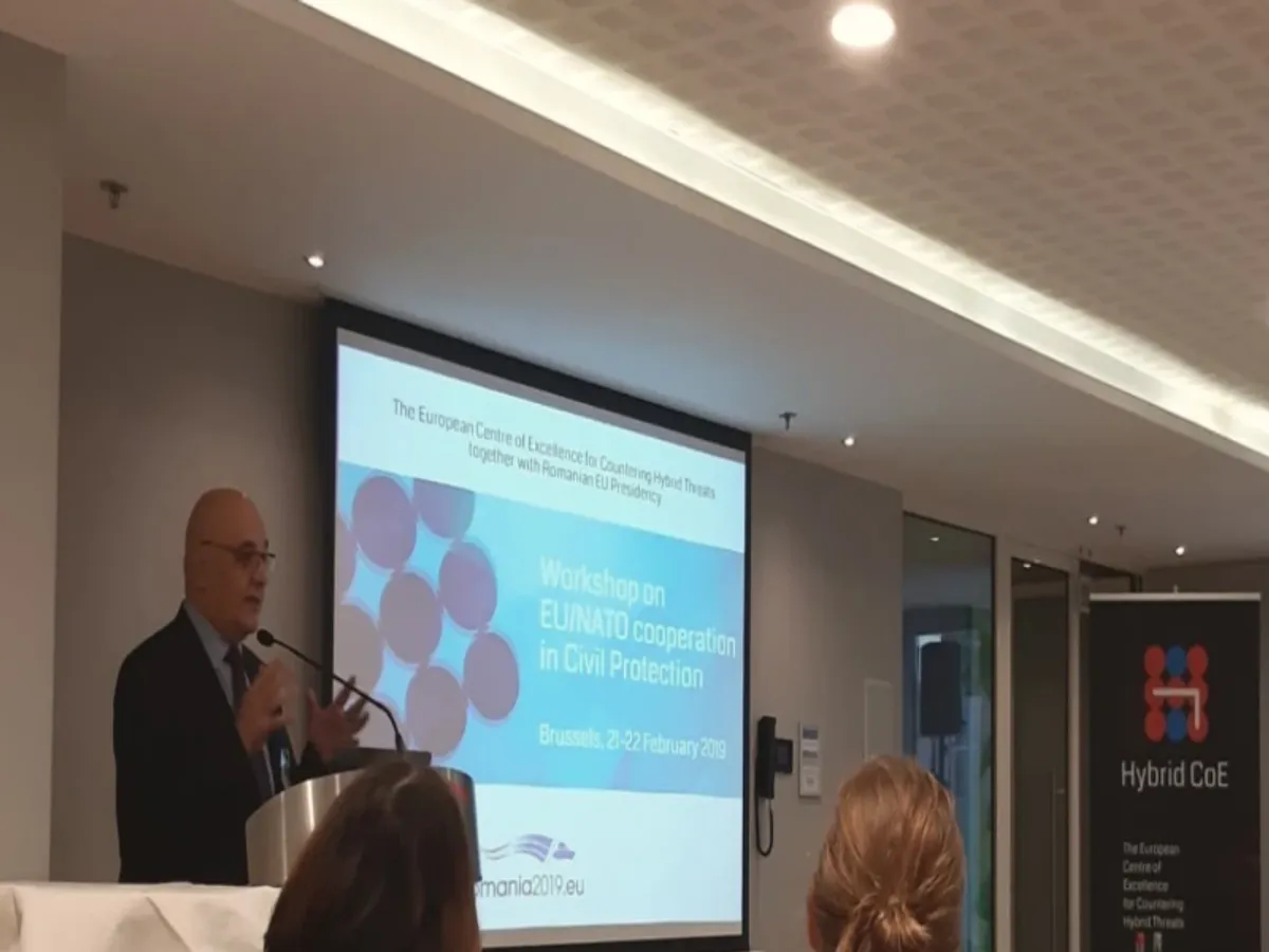 raed Arafat, la Bruxelles în 2019