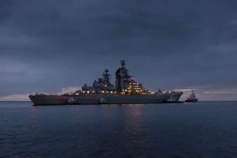 Crucișător nuclear rus - Foto. X /(Imagine cu rol ilustrativ)