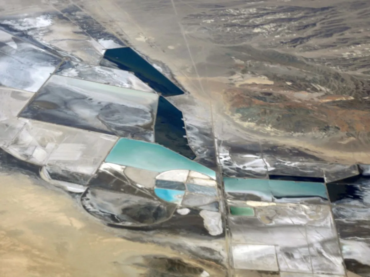 Operațiunea de litiu Chemetall Foote din Clayton Valley, o albie uscată de lac din comitatul Esmeralda, Nevada, chiar la est de Silver Peak - Foto: Flickr/Doc Searls