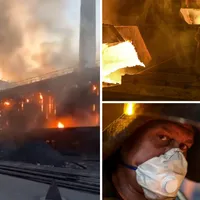 Incendiu devastator în Rusia. Uzina metalurgică a lui Abramovici, cuprinsă de flăcări - FOTO: Profimedia