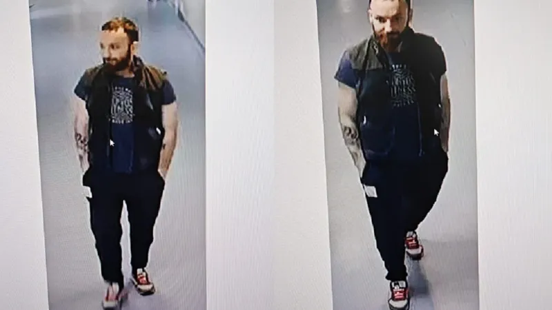 Criminalul a fost prins la Oradea Foto: capturi video Poliția Capitalei