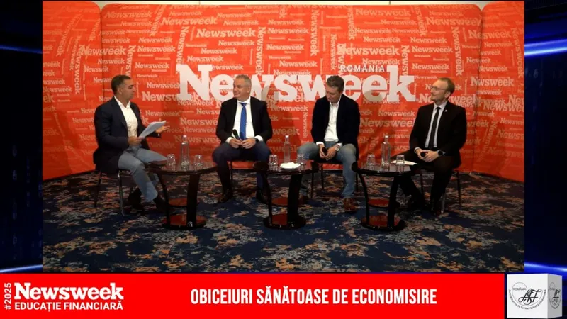 Dezbatere privind educaţia financiară, panelul 1 - Foto. Newsweek România