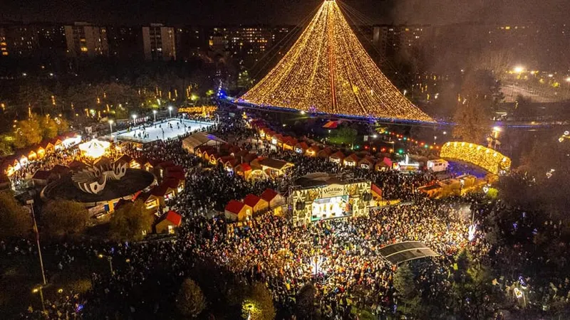 Târgul de Crăciun West Side Christmas Market din cartierul Drumul Taberei. / Foto: Primăria Sectorului 6