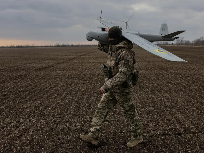 Teroare în Rusia. Atac cu drone în regiunea Kursk. Un spital și mai multe locuințe au fost avariate - Foto: Facebook/Volodimir Zelenski - Caracter ilustrativ