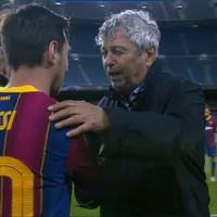 Mircea Lucescu și Messi/FOTO: digisport.ro