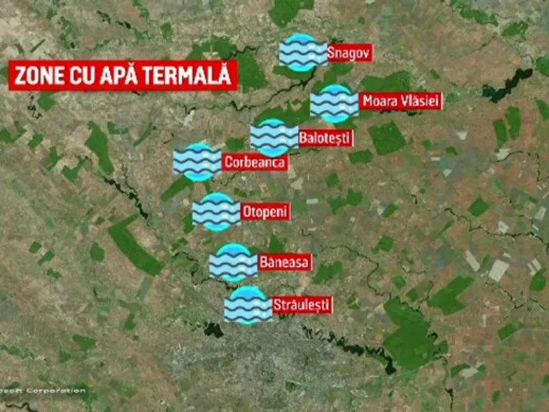 Zonele cu resurse geotermale Foto: Protv