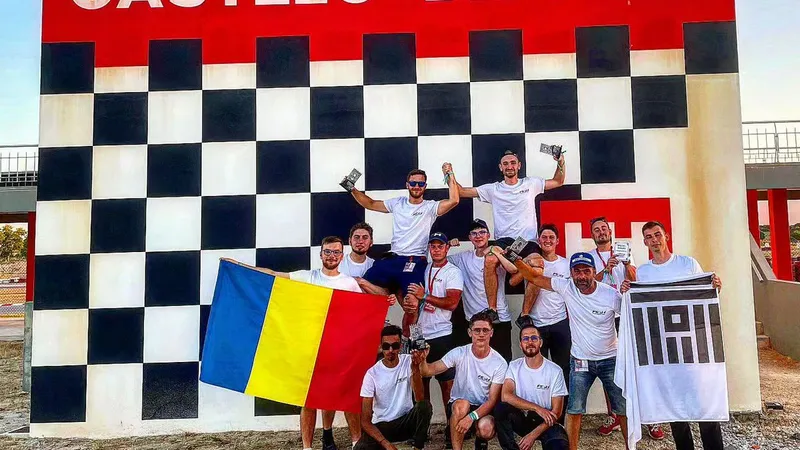Echipa Universității Transilvania a câștigat Formula Student în Portugalia cu monopostul BS23 - Foto: Facebook/BlueStreamline