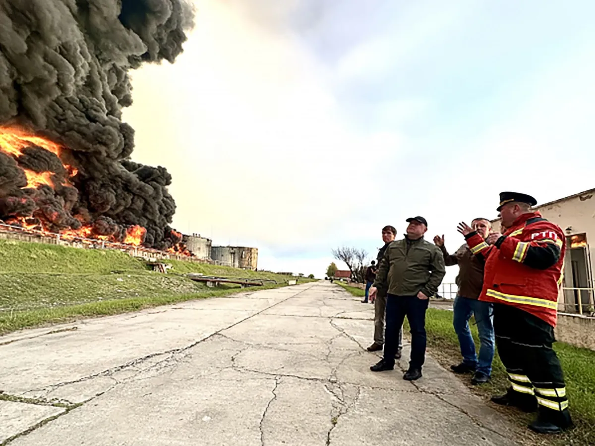 VIDEO Atac al Ucrainei asupra Crimeii. Depozite de petrol și trenuri-cisterne ale armatei Rusiei, distruse