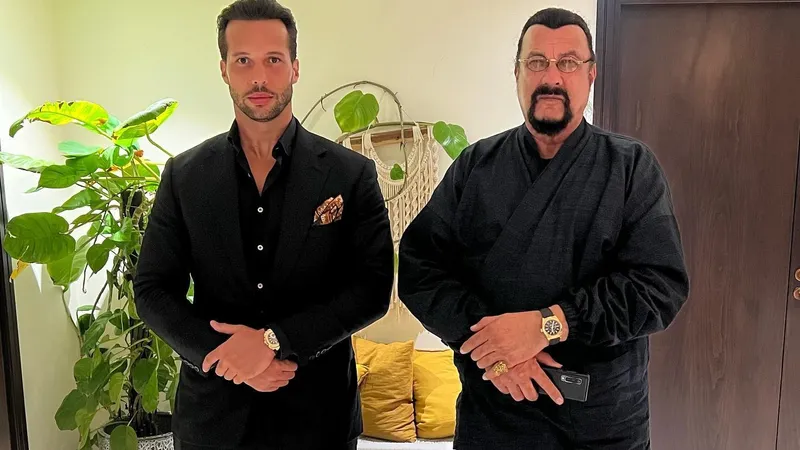 Unul din frați cu Seagal - FOTO: Instagram