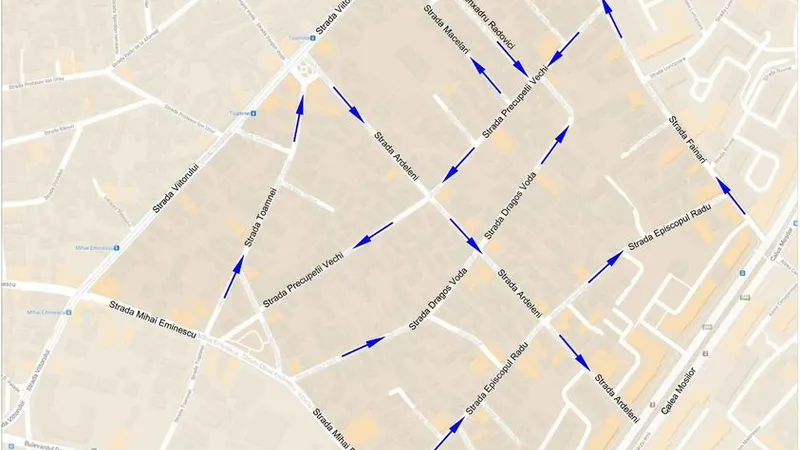 Noi sensuri unice în Sectorul 2 din București, din 1 decembrie. / Foto: Facebook