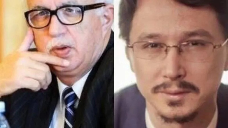 Augustin Zegrean, fostul președinte al CCR, și judecătorul Cristi Danileț