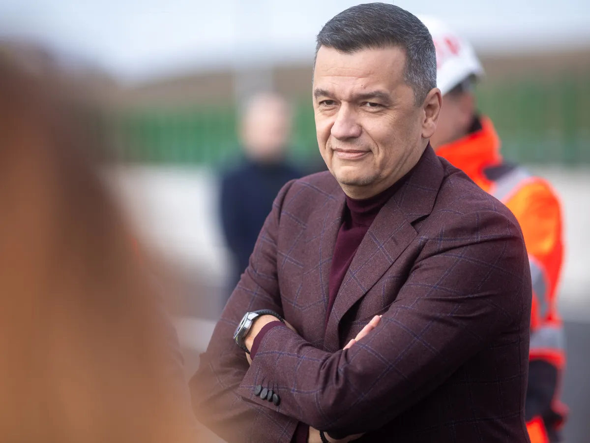 Sorin Grindeanu, vizită de lucru la conectorul dintre o autostradă şi un drum naţional - Foto: INQUAM PHOTOS/Virgil Simionescu