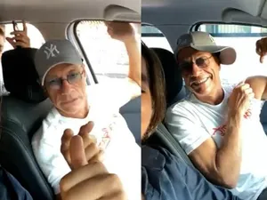 VIDEO Van Damme ascultă manele și danseaza pe muzica lui Salam și Tzanca Uraganu într-un taxi / stiridecluj