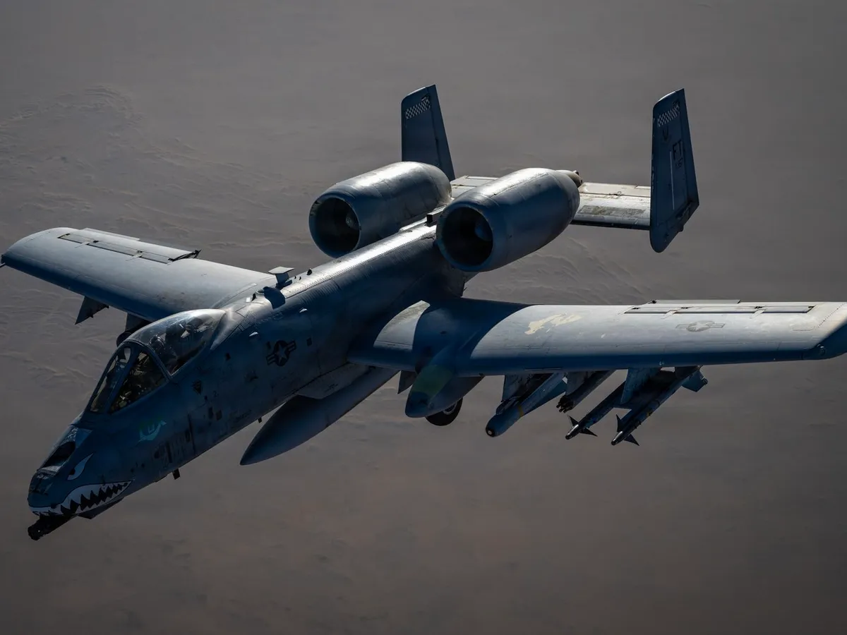 A-10C Warthog, avion specializat în susținerea de operațiuni terestre - Foto: Profimedia Images (imagine cu rol ilustrativ)