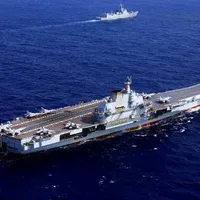Ministerul Apărării din Taiwan a confirmat că portavionul chinez Shandong a trecut vineri prin Strâmtoarea Taiwan. / Foto: 19fortyfive.com