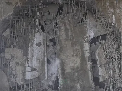 Cârtița „Sfânta Maria” a ieșit la stația Piața Montreal a Magistralei 6 de metrou - Foto: captură video