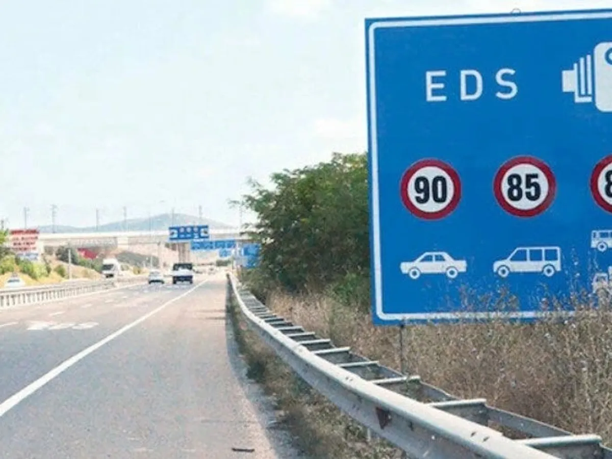 Zonă cu radar de viteză medie în Turcia - Foto: ekonomim.com