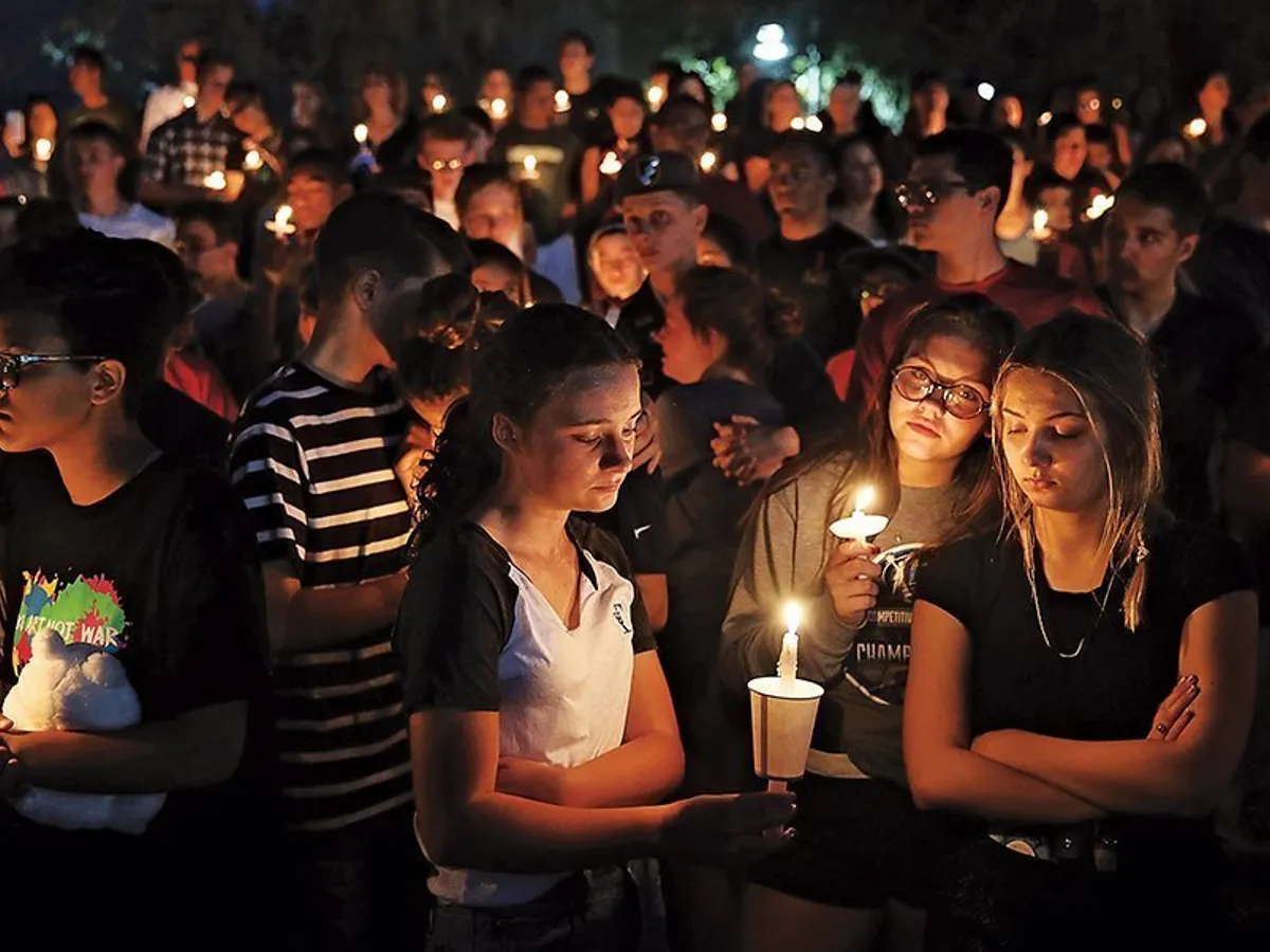 O acțiune în memoria victimelelor masacrului Parkland, în 2018