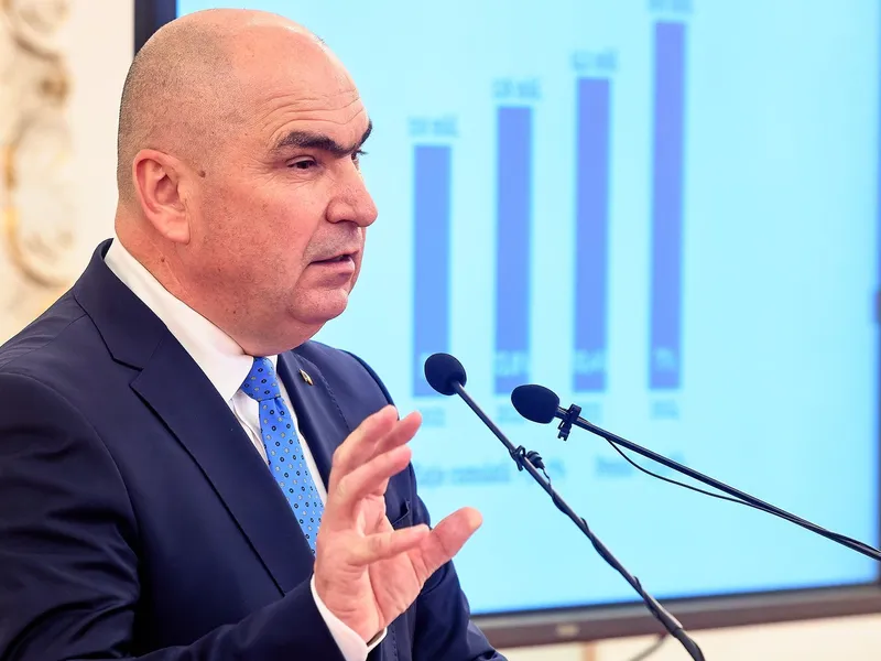 Ilie Bolojan, în conferinţă de presă - Foto: Profimedia Images
