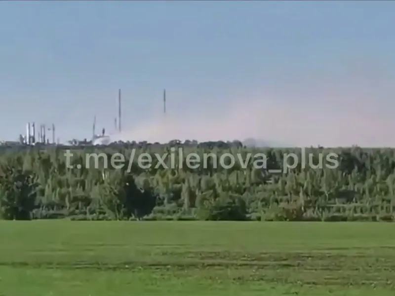 O dronă ucraineană a prococat un incendiu la o fabrică de azot aflată la 200 km de Moscova Foto: profimediaimages.ro