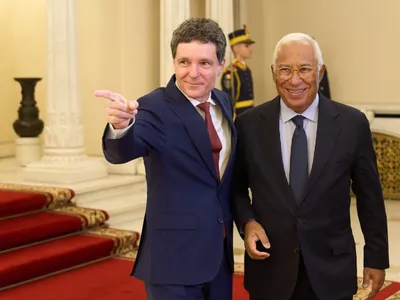 Nicușor Dan și Antonio Costa - Foto: Profimedia images