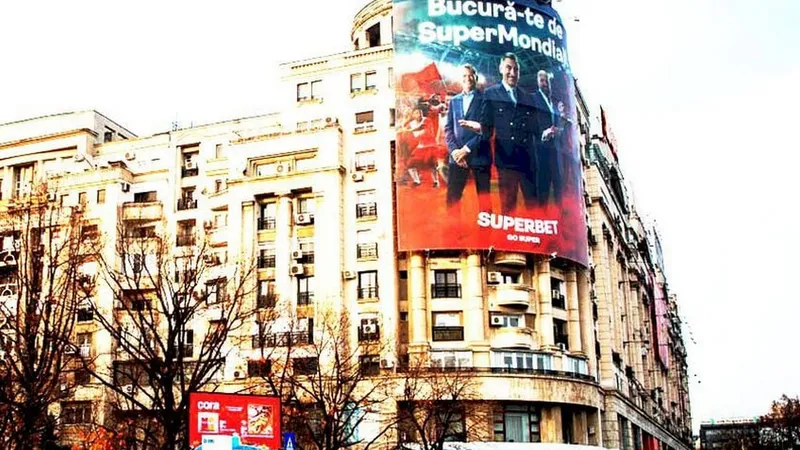 Superbet Group elimină mesajele comerciale din publicitatea stradală din toată România. - Foto: gsp.ro