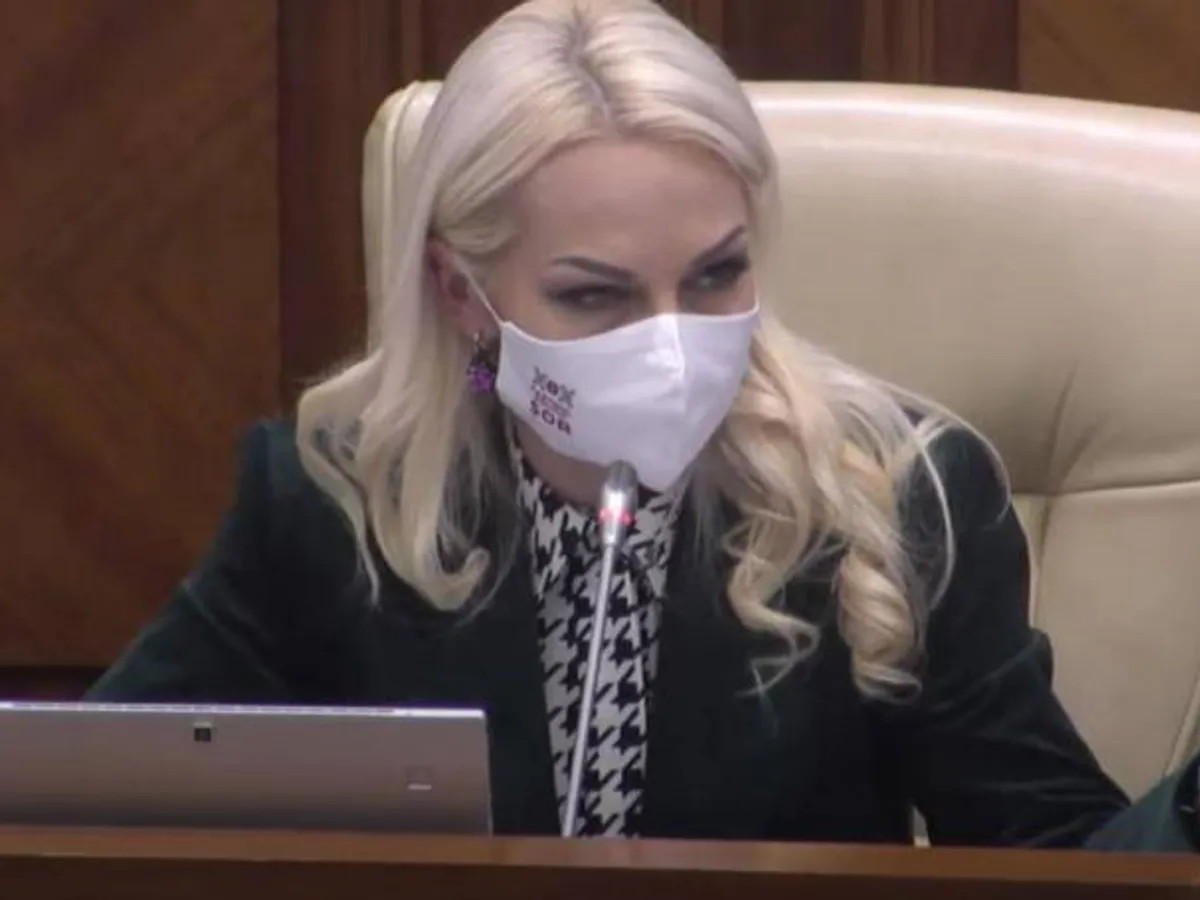 Marina Tauber, fosta candidată a Partidului Șor la funcția de primar al municipiului Bălți. Foto: partidulșor.md